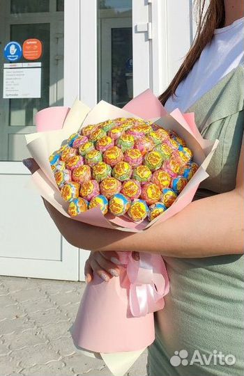 Букет из chupa chups