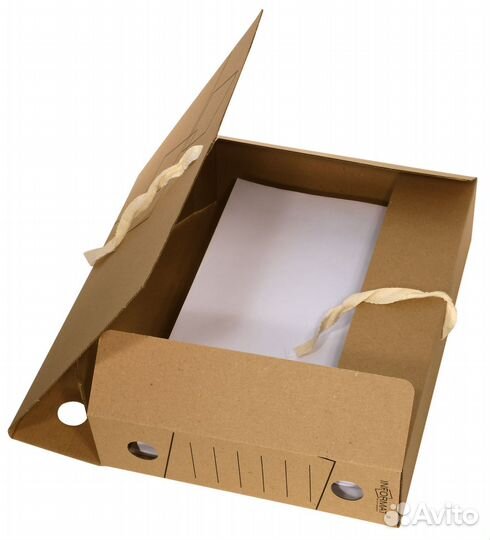 Короб архивный A4, 2 завязки, корешок 75 мм, уп2шт