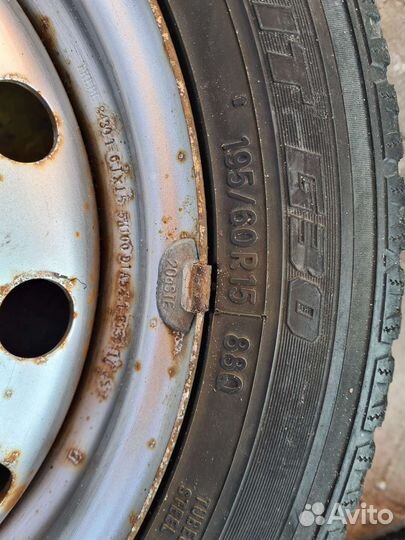 Колеса в сборе 195 60 r15