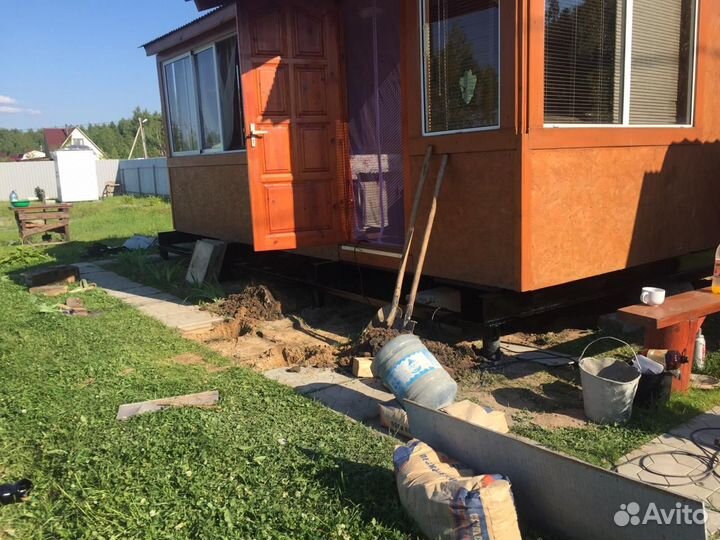 Ремонт фундамента винтовые сваи