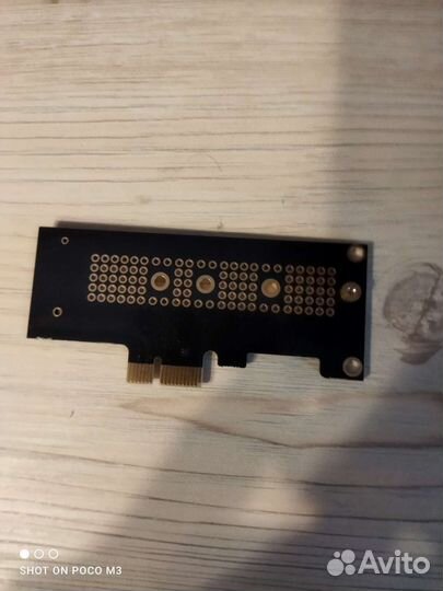Адаптер переходник M.2 nvme SSD в PCIe x1