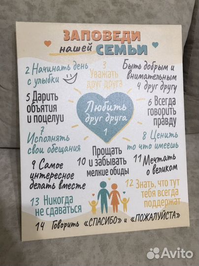 Картина для семьи кухни