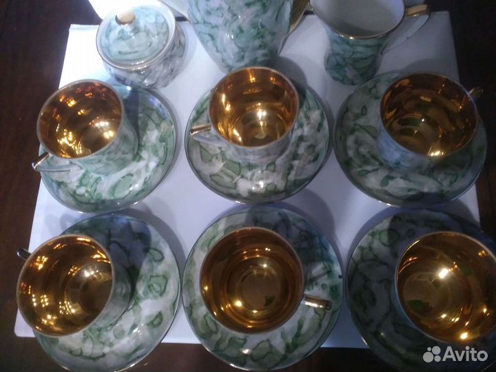 Винтажный чайный, кофейный сервиз Польша