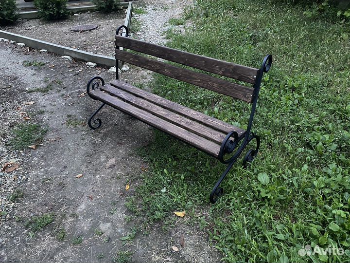 Скамейка кованая