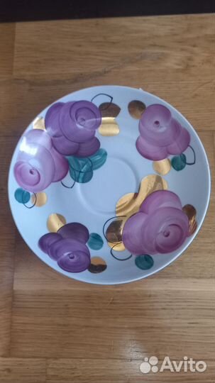 Чашка с блюдцем Дулево