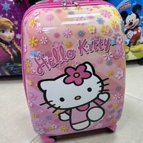 Чемодан на колесах детский hello kitty