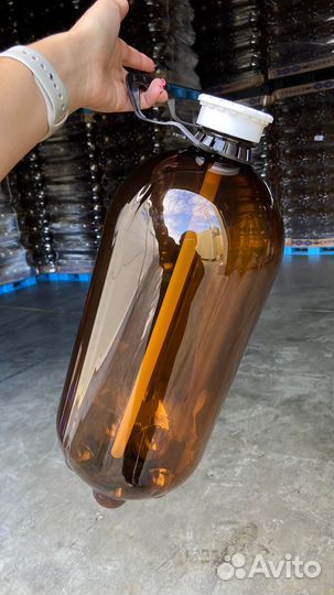 Пэт кега 10 лит. (с ручкой и коробом). Новая