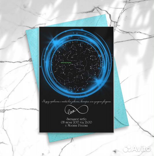 Карта звёздного неба