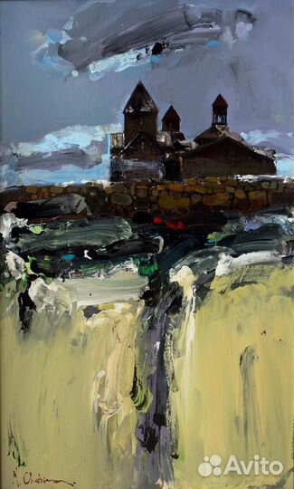 Картина маслом на холсте пейзаж