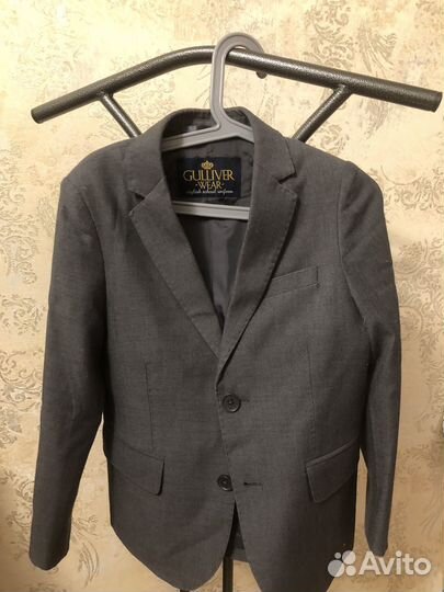 Школьная форма для мальчика серая 128 134