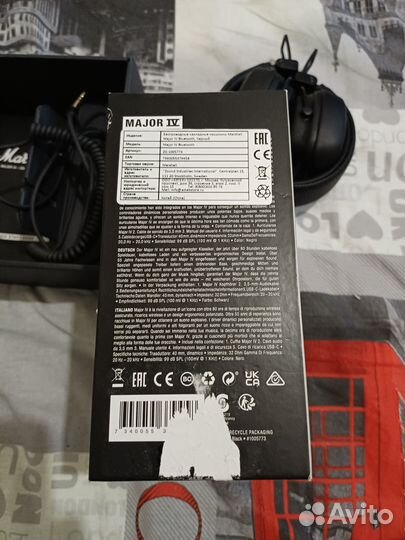 Marshall major 4 оригинальные