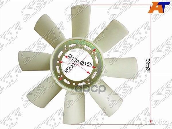 Крыльчатка вентилятора nissan dieselcondor 88-04