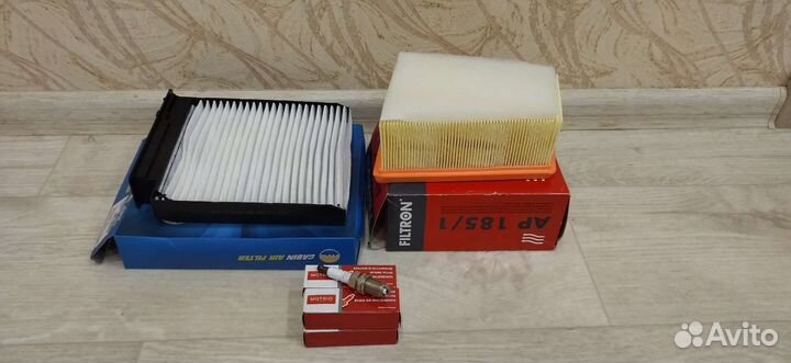 Воздушный, салонный фильтр. Свечи