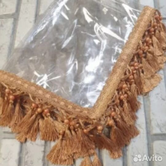 Силиконовая скатерть с бахромой