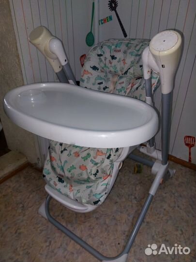 Стульчик для кормления, качеля