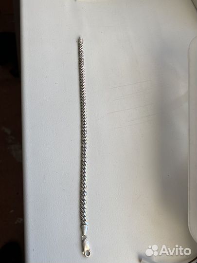 Цепочка мужская серебро 925