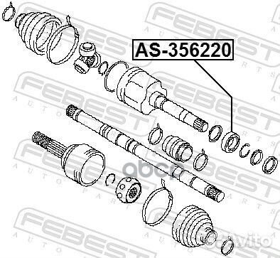 Подшипник приводного вала 35X62X20 nissan qashq