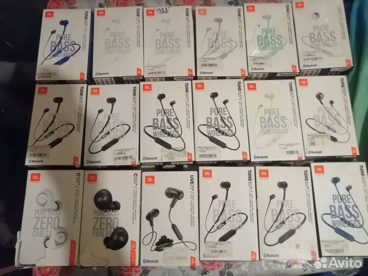 Беспроводные наушники jbl C100TWS и 205 165