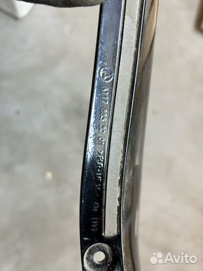 Спойлер бампера mersedes CLA amg43 правый