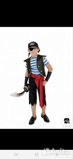 Костюм пират 3-6лет