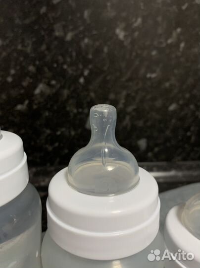 Бутылочки avent и молокоотсос