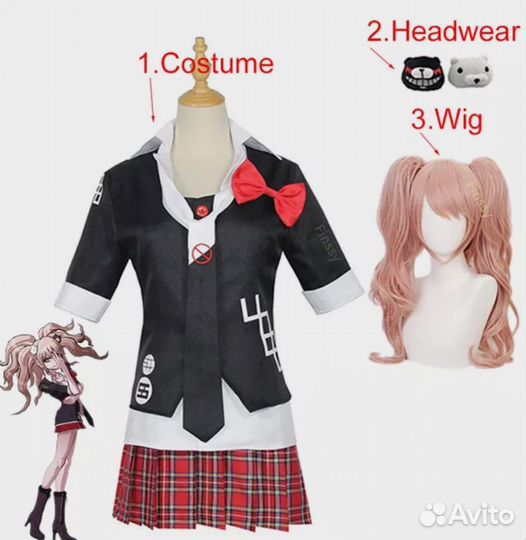 Аниме косплей на Эношиму Джунко из данганронпы