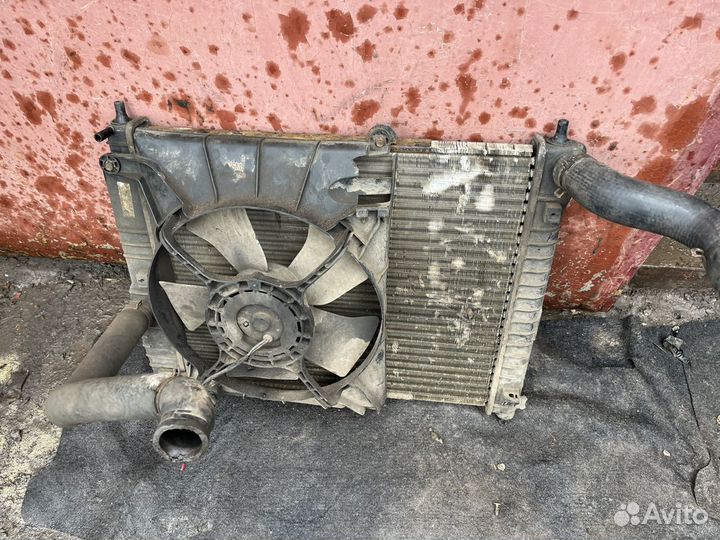 Chevrolet aveo т200 радиатор охлаждения