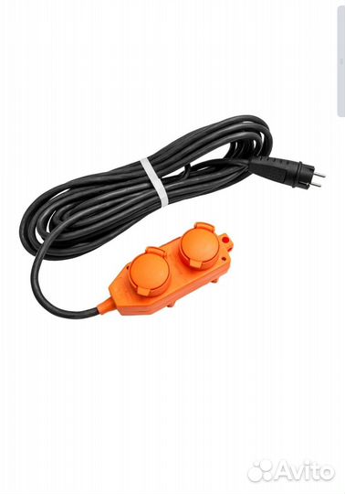 Удлинитель-шнур 4 розетки, кг 3*1,5, с/з, 16А 20 м