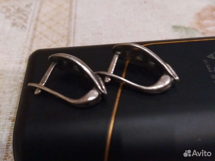 Серьги серебро