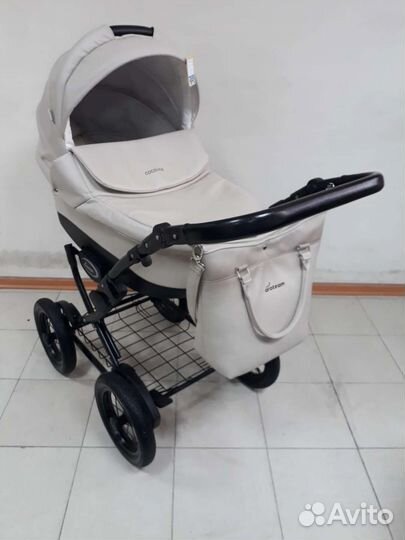 Коляска AroTeam Cocoline 2 в 1 (3 в 1), кожа