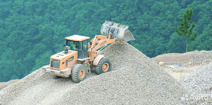 Щебень гравийный любых фракций