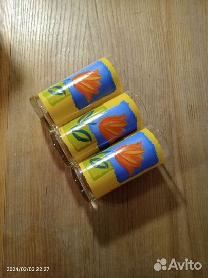 Стаканы с тюпанами