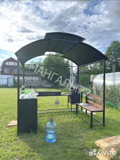 Мангал в стиле лофт