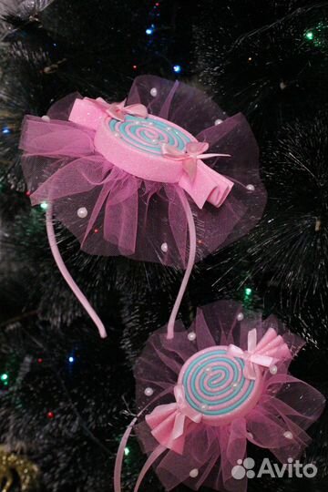 Конфетка ободок, браслет, брошь коронка