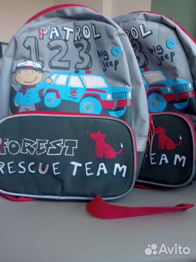 Рюкзаки детские для двойни, близнецов Grizzly