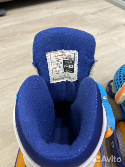 Роликовые коньки детские раздвижные