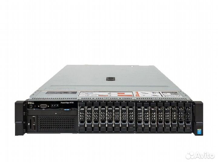 Сервер dell R730 2xE5-2690 v3 8x32GB 2133P 750W