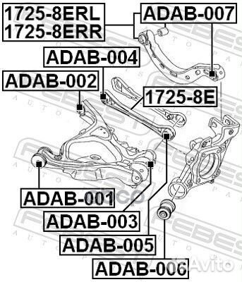 Рычаг верхний 1725-8ERR Febest