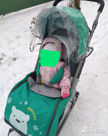 Коляска санки
