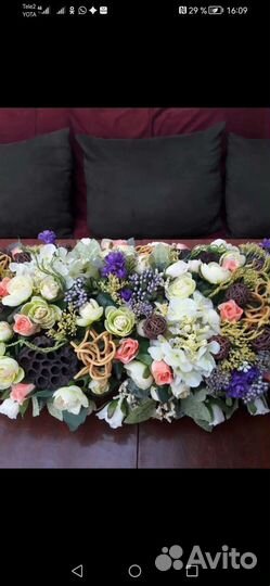 Декоративная композиция для праздничного стола