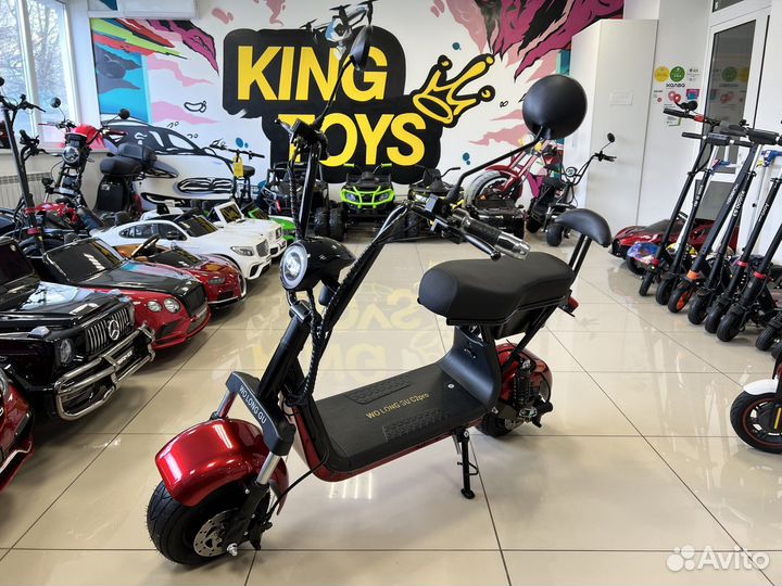 Электроскутер Wolong C2 PRO 1000W 48V 20Ah NEW