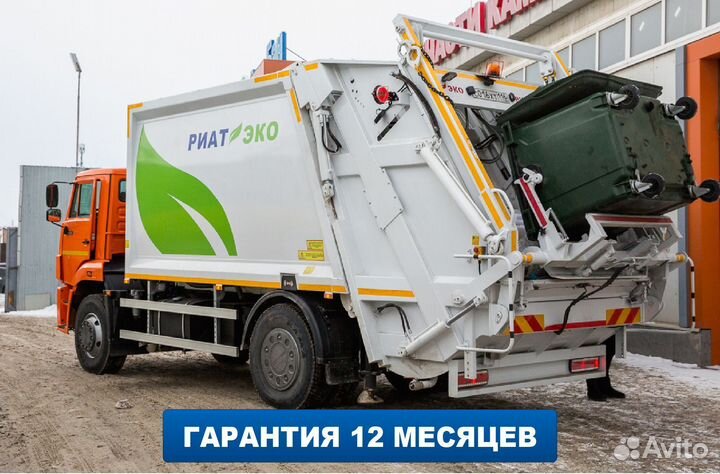 Мусоровоз риат эко камаз 53605 16 м3