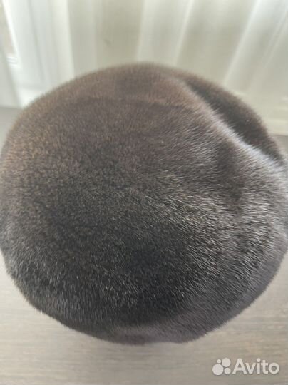 Берет норковый женский Снежная королева 57 размер