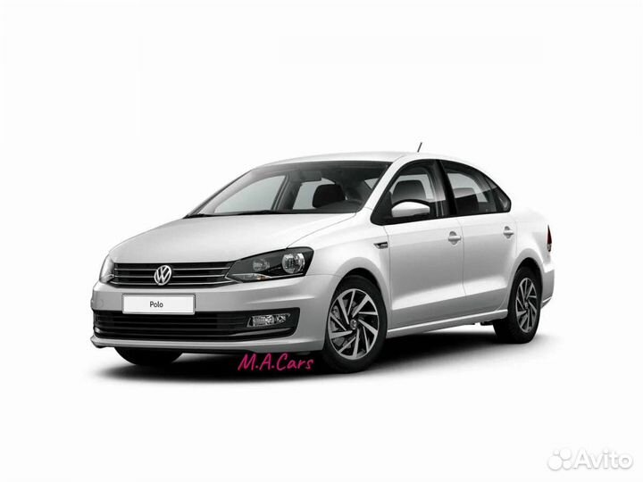 Бампер задний Volkswagen Polo 5 2015+ в цвет(2)