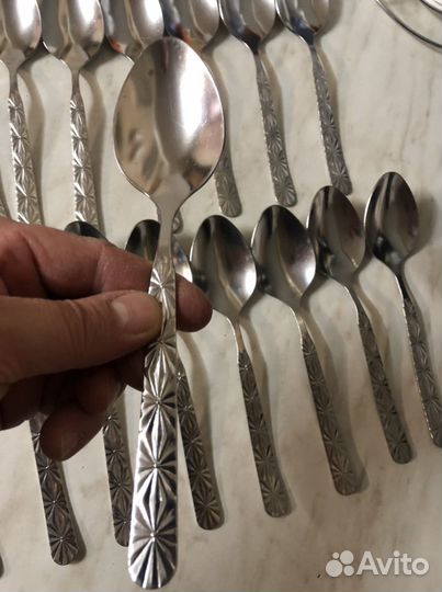 Ложки мельхиор,ложки и ножи нерж СССР