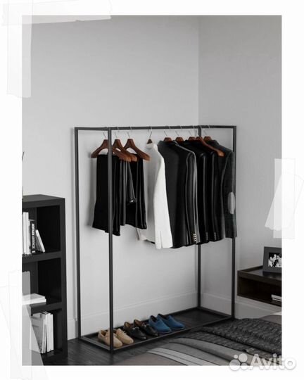 Вешалка стойка напольная (деревянная, loft)