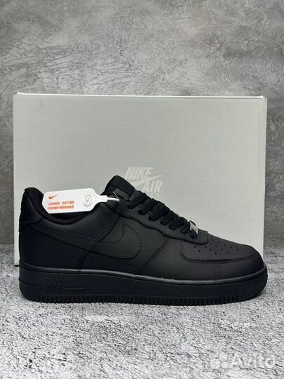 Кроссовки Nike Air Force 1 Black (36-45)