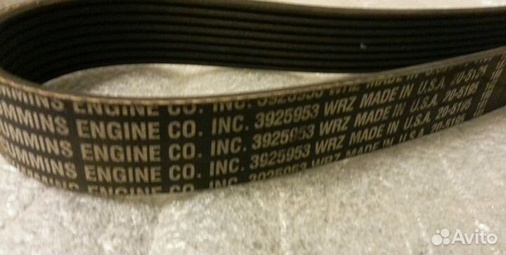 Hitachi zx180lcn-5g ремень генератора