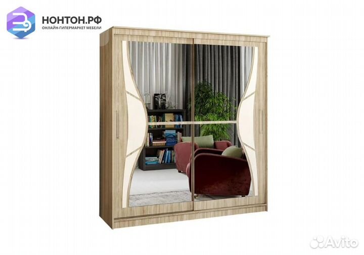 Шкаф-купе Элегант-1 дуб сонома