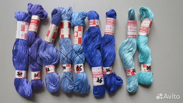 Нитки для вышивания, мулине, х/б